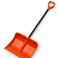 Лопата 500 х 375 мм, пластик, металлический черенок, оцинкованная планка Вьюга №2 Премиум