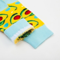 Носки MINAKU &laquo;Авокадо&raquo;, размер 36-39 (23-25 см)