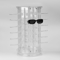 Стойка под очки. настольная, 24 места, цвет прозрачный, H=47