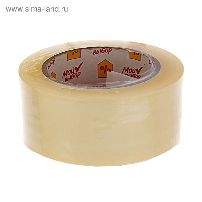 Клейкая лента Клейкая лента "Мой выбор", прозрачная, 48 мм х 132 м, 40 мкм