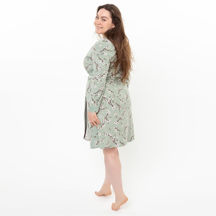 Халат женский, цвет олива, размер 52 Халат женский, цвет олива, размер 52