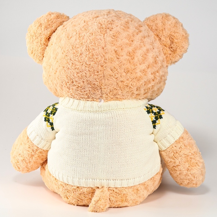 Мягкая игрушка &laquo;Медведь&raquo;, в кофте, 80 см, цвет бежевый