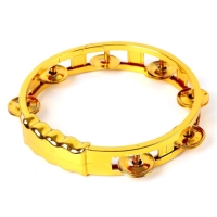 Музыкальная игрушка бубен &laquo;Звонкий блеск&raquo;, с металлическими бубенцами, цвета МИКС