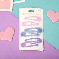 Невидимка для волос "София" (набор 6 шт) весна, 4,5 см Невидимка для волос "София" (набор 6 шт) весна, 4,5 см