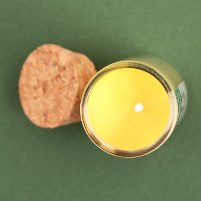 Новогодняя свеча в колбе «Счастья», аромат миндаль Новогодняя свеча в колбе «Счастья», аромат миндаль