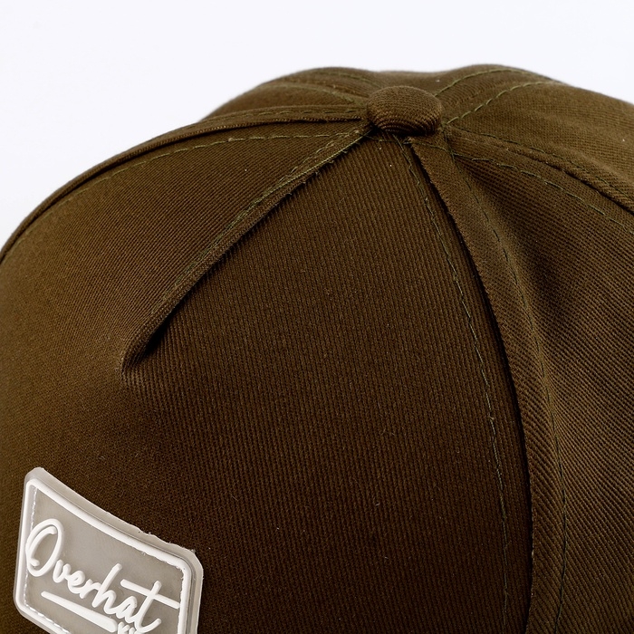 Кепка детская для мальчика Overhat, цвет коричневый, р-р 52-54, 5-7 лет Кепка детская для мальчика Overhat, цвет коричневый, р-р 52-54, 5-7 лет
