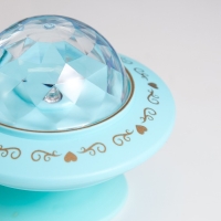 Ночник-проектор "Фьюжн" LED 3хLR44 диско, голубой 12х12х10 см RISALUX Ночник-проектор "Фьюжн" LED 3хLR44 диско, голубой 12х12х10 см RISALUX