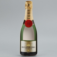 Коробка подарочная, кондитерская упаковка &laquo;Шампанское&raquo;, 9 х 29 х 5 см