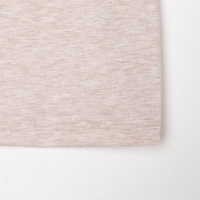 Футболка детская Basic line цвет бежевый меланж, рост 140