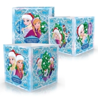 Коробка подарочная складная "Сказочного нового года", 30х30х30 см, Холодное сердце