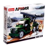 Конструктор Армия ВОВ &laquo;Боевая машина БМ-13 Катюша&raquo;, 201 деталь