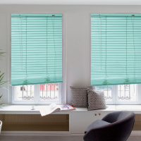 Жалюзи горизонтальные 50&times;160 см, цвет европейский зелёный