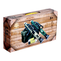 Базука &laquo;Элита&raquo;, свет, звук, стреляет мягкими снарядами, цвета МИКС