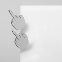 Серьги &laquo;Несогласие&raquo; цвет серебро