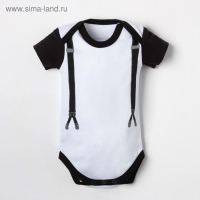 Боди Крошка Я "Подтяжки" рост 68-74 см Боди Крошка Я "Подтяжки" рост 68-74 см