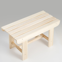 Лавка наличник, из липы, "Добропаровъ", 80&times;40&times;43,5см