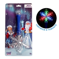 Волшебная палочка световая &laquo;Снежинка 3&raquo;, цвета МИКС, на новый год