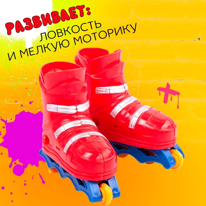 Пальчиковые роликовые коньки &laquo;Слалом&raquo;, цвета МИКС