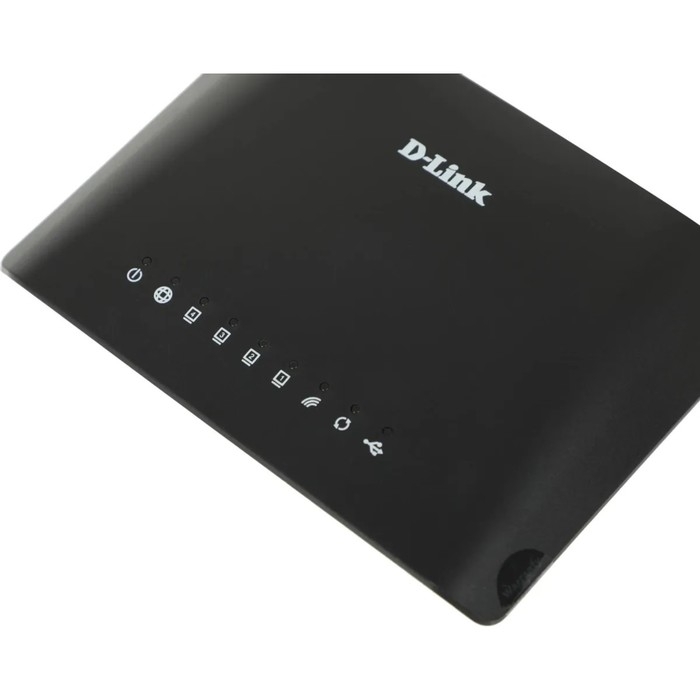 Wi-Fi роутер D-Link DIR-620S/RU/B1A, 300 Мбит/с, 4 порта 100 Мбит/с, чёрный