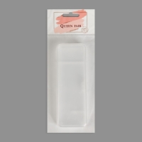 Органайзер для бритвы, с крышкой, 15 &times; 5 &times; 3 см, цвет прозрачный