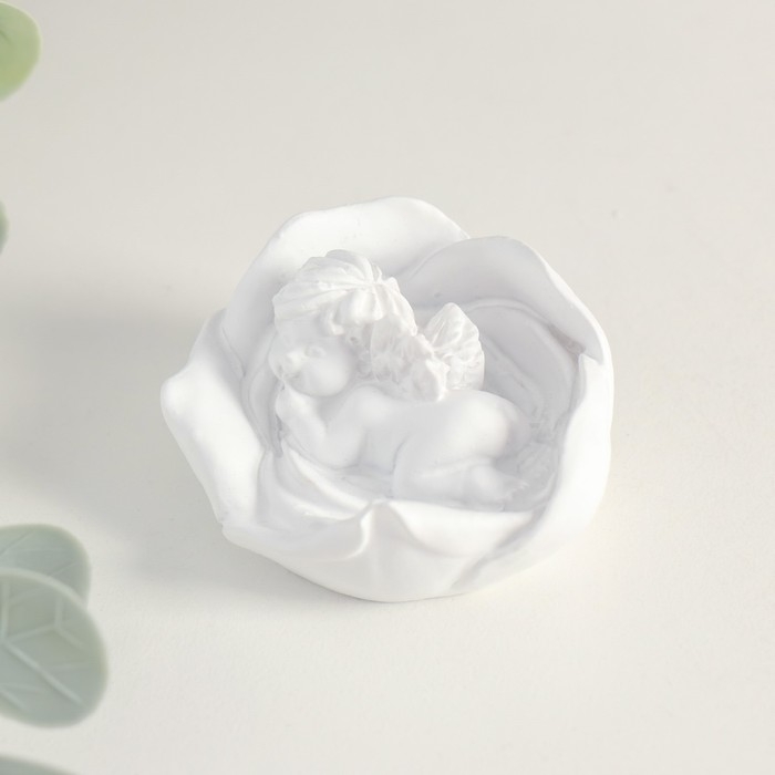 Фигурка &laquo;Ангелочек спящий в цветке&raquo;, 3.5&times;5.5&times;5.5 см, МИКС