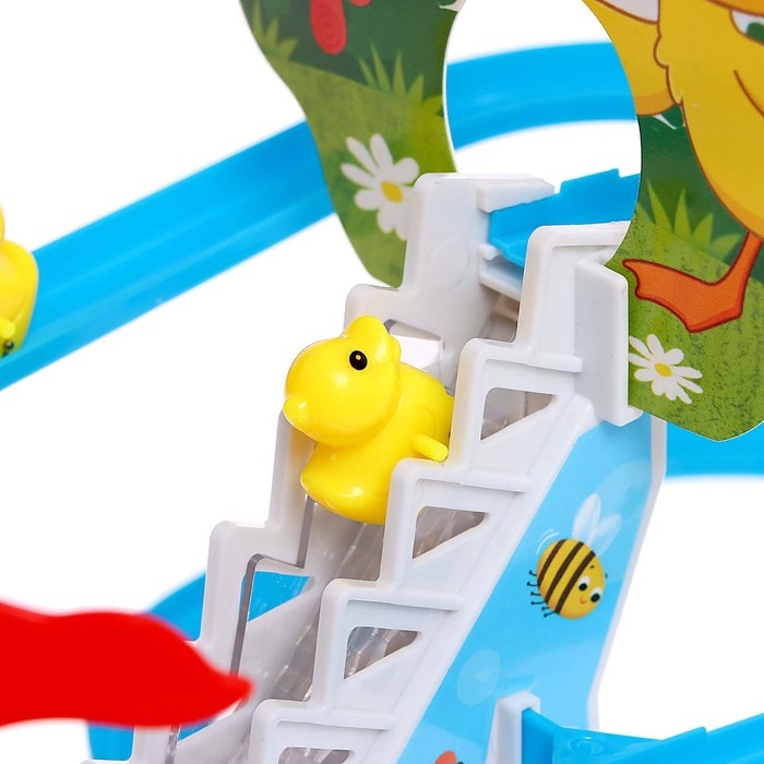 Развивающая игрушка &laquo;Уточки на лесенке&raquo;, световые и звуковые эффекты, 6 уток в комплекте