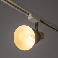 Светильник трековый "Паулина" Е27 40Вт серый 16х12х18см Светильник трековый "Паулина" Е27 40Вт серый 16х12х18см