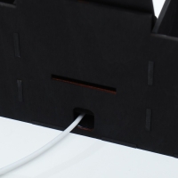 Органайзер для канцелярии с подставкой под телефон "Не ждите чуда" 23х7х14 см Органайзер для канцелярии с подставкой под телефон "Не ждите чуда" 23х7х14 см