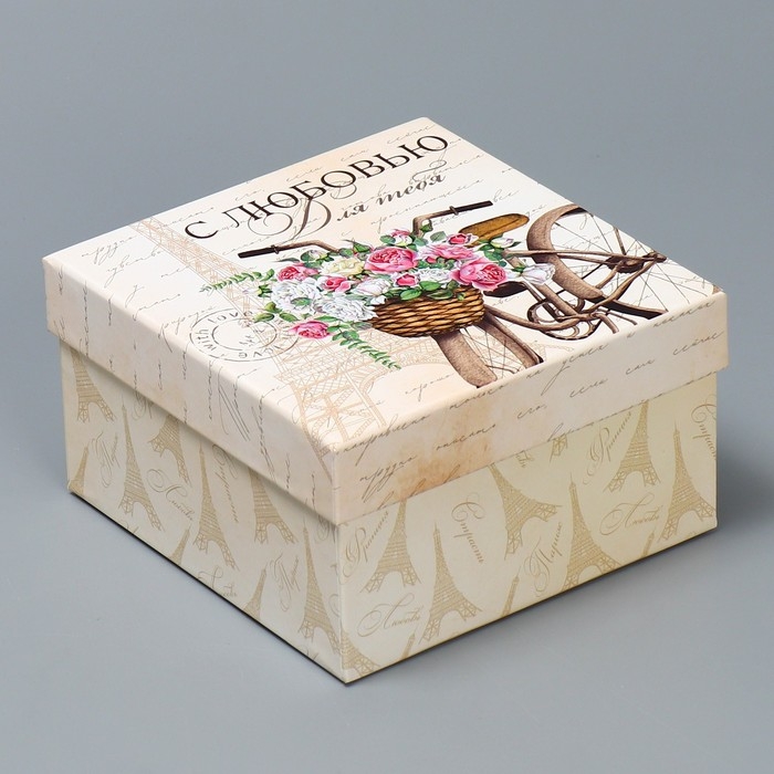 Набор коробок 10 в 1, упаковка подарочная, &laquo;Шебби&raquo;, 10.2 х 10.2 х 6‒28.2 х 28.2 х 15 см