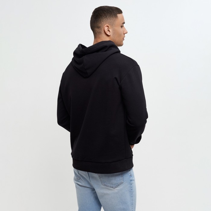 Худи мужское MINAKU: Casual Collection, цвет чёрный, размер 50
