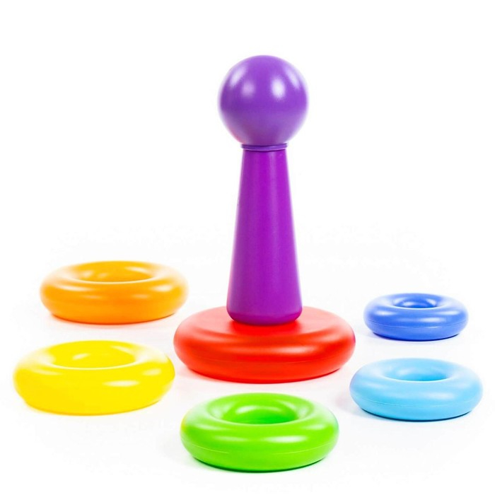 Пирамидка &laquo;Колечко-шар&raquo;, 8 элементов, h=240 мм