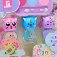 Набор косметики для девочки "Авокадо", с резинками для волос Набор косметики для девочки "Авокадо", с резинками для волос