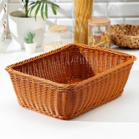 Корзина для продуктов Доляна, 40&times;30&times;15 см, цвет коричневый