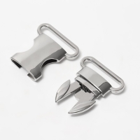 Фастекс 30 мм, металлический, нагрузка до 35 кг, цвет серебряный Фастекс 30 мм, металлический, нагрузка до 35 кг, цвет серебряный