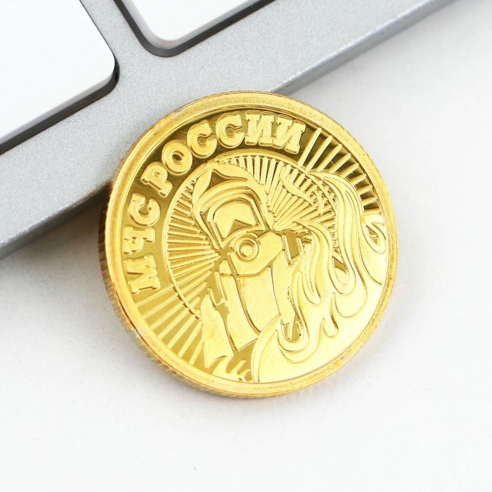 Набор монета и брелок «МЧС России», 8 х 14 см Набор монета и брелок «МЧС России», 8 х 14 см