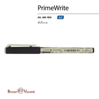 Ручка шариковая BrunoVisconti PrimeWrite "Газета-1", узел 0.7 мм, синие чернила, масляная основа, матовый корпус Soft Touch Ручка шариковая BrunoVisconti PrimeWrite "Газета-1", узел 0.7 мм, синие чернила, масляная основа, матовый корпус Soft Touch