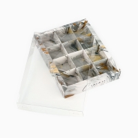 Коробка под 12 конфет с ячейками «Счастье ждёт тебя», 14.5 х 18.5 х 3 см Коробка под 12 конфет с ячейками «Счастье ждёт тебя», 14.5 х 18.5 х 3 см