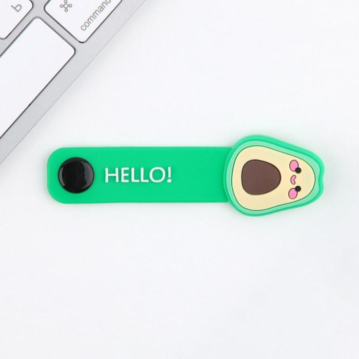 Наушники вакуумные, держатель для проводов &laquo;Авокадо&raquo;, мод. VBT 1,3, 12,5 х 8,5 см.