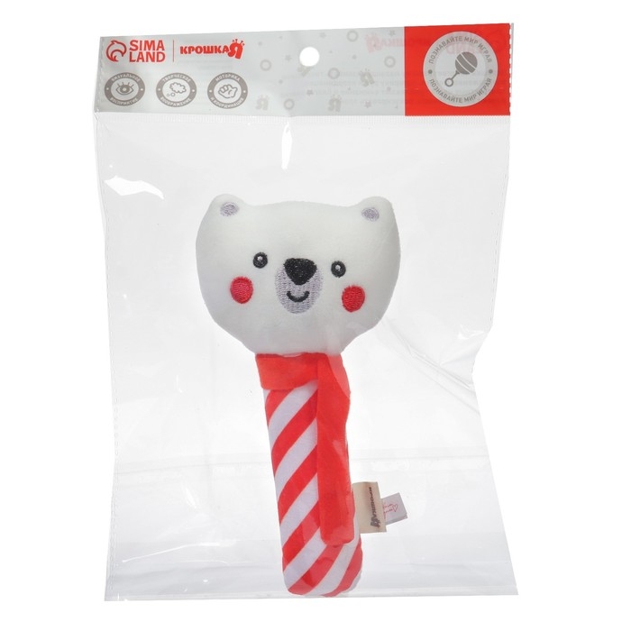 Игрушка-пищалка &laquo;Медвежонок&raquo;, текстиль, Крошка Я