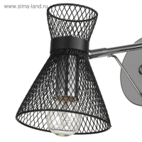 Бра 662456/1 E27 40Вт черный-хром 26х12х18 см