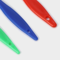 Набор кондитерских кисточек Доляна &laquo;Радуга&raquo;, 3 шт