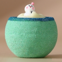 Бомбочка для ванны с игрушкой ЧИСТОЕ СЧАСТЬЕ &laquo;Снеговик&raquo;, 130 г, Новый Год