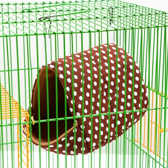 Домик Домик "Нора" для грызунов 20*14*12 см, бязь, флис, поролон