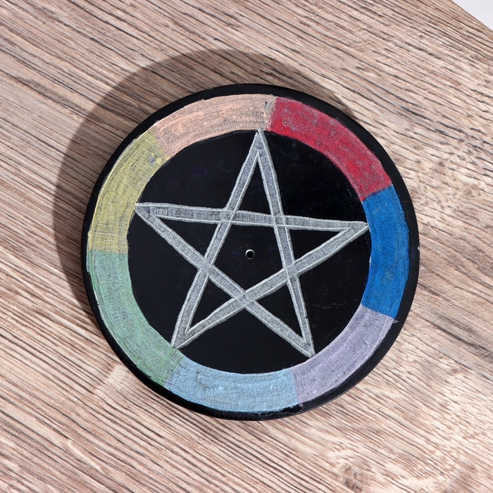 Подставка под благовония Подставка под благовония "Звезда" камень 10 см