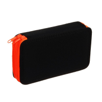 Пенал 2 секции 110*190 ткань ПКТ 11-42 "Чёрный-ярко-оранжевый" 56329 Пенал 2 секции 110*190 ткань ПКТ 11-42 "Чёрный-ярко-оранжевый" 56329