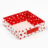 Коробка для кондитерских изделий &laquo;Для тебя&raquo;, 10 х 10 х 10 см