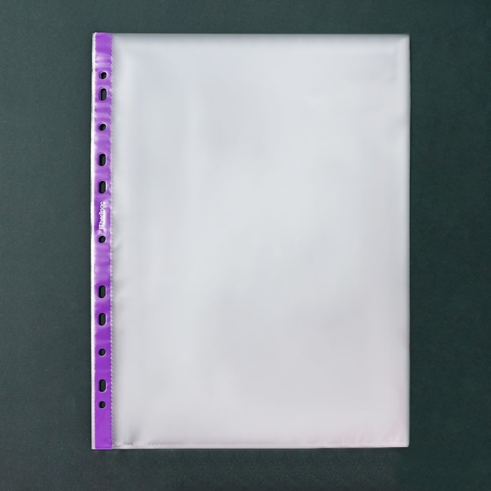 Файл-вкладыш А4 60мкм Berlingo "Squares", матовая, рельеф текстура, 100шт