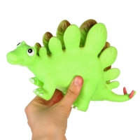 Резиновая игрушка для ванны &laquo;Динозавр: Стегозавр&raquo;, 23 см, с пищалкой, Крошка Я