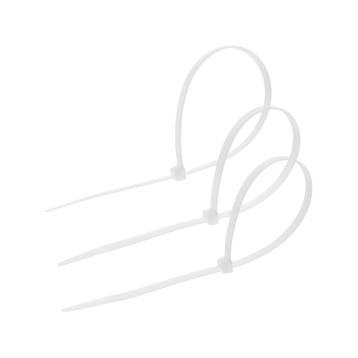 Хомут нейлоновый ТУНДРА krep для стяжки, 7.6х350 мм, белый, в упаковке 100 шт. Хомут нейлоновый ТУНДРА krep для стяжки, 7.6х350 мм, белый, в упаковке 100 шт.