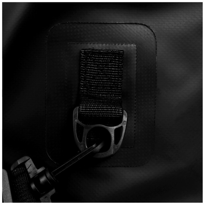 Гермомешок туристический maclay, 50 л, 500D, цвет чёрный